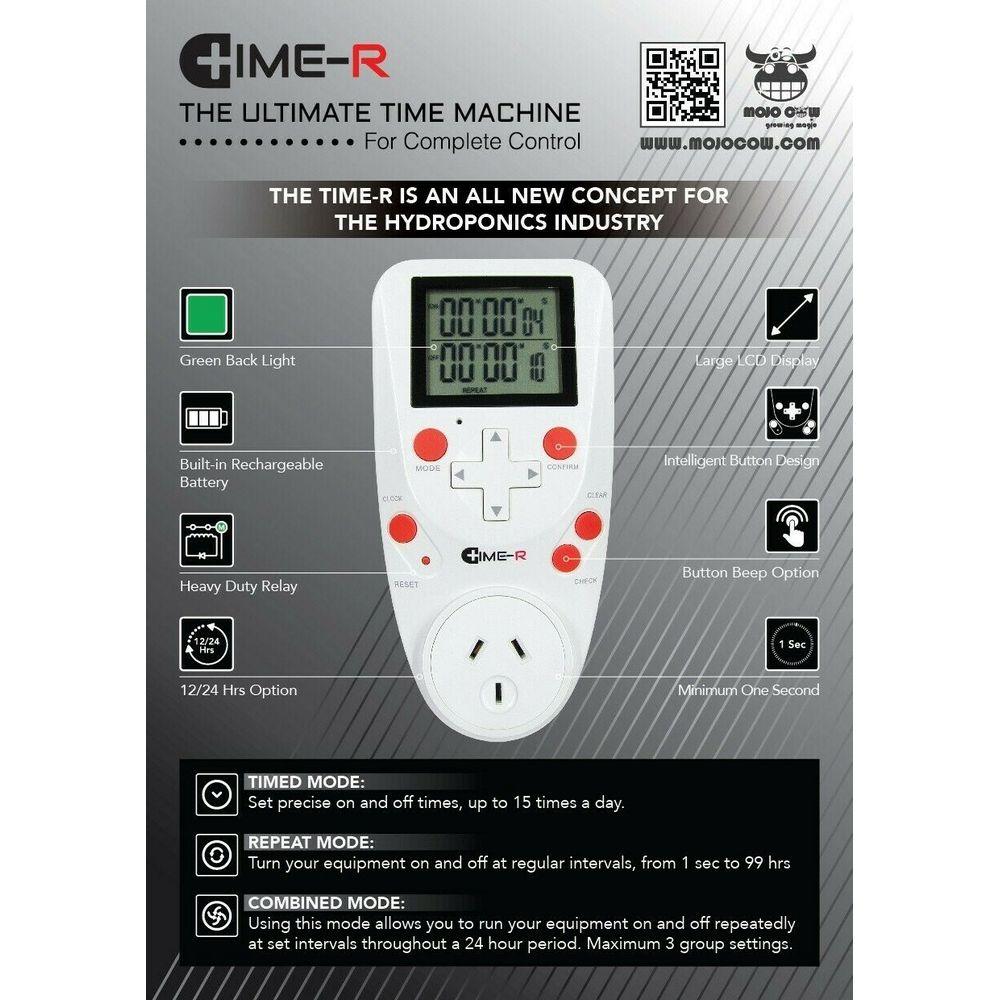 Time-R Digital Timer with 1 Second Timing & Repeat